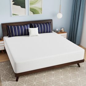 King size 12-inch Charcoal Infused Memory Foam Mattress with Removable Cover