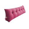 SOGA 100cm Red Triangular Wedge Bed Pillow Headboard Backrest Bedside Tatami Cushion Home Decor