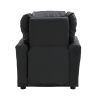 Kids Recliner Chair Black PVC