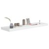 Floating Wall Shelves 4 pcs White 35.4"x9.3"x1.5" MDF