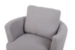 Teddy Swivel Barrel Chair, Swivel Accent Chairs Armchair for Living Room, Reading Chairs for Bedroom Comfy