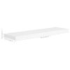 Floating Wall Shelves 4 pcs White 35.4"x9.3"x1.5" MDF