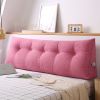 SOGA 100cm Red Triangular Wedge Bed Pillow Headboard Backrest Bedside Tatami Cushion Home Decor