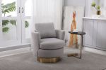 Teddy Swivel Barrel Chair, Swivel Accent Chairs Armchair for Living Room, Reading Chairs for Bedroom Comfy