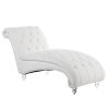 Tufted Armless Chaise Lounge