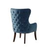 Button Tufted Back Accent Chair