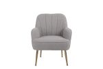 Modern Mid Century Chair Tufted Sherpa Armchair for Living Room Bedroom Office Easy Assemble