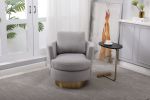 Teddy Swivel Barrel Chair, Swivel Accent Chairs Armchair for Living Room, Reading Chairs for Bedroom Comfy