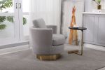 Teddy Swivel Barrel Chair, Swivel Accent Chairs Armchair for Living Room, Reading Chairs for Bedroom Comfy