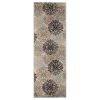 Leigh Traditional Floral Scroll Indoor Area Rug or Runner Rug Or Door Mat