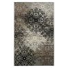 Leigh Traditional Floral Scroll Indoor Area Rug or Runner Rug Or Door Mat