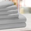 1000 Thread Count Cotton Blend Solid Deep Pocket Bed Sheet Set