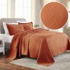 Basket Weave Matelasse Cotton Bedspread Set