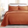 Basket Weave Matelasse Cotton Bedspread Set