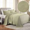 Basket Weave Matelasse Cotton Bedspread Set