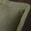 Basket Weave Matelasse Cotton Bedspread Set