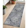 Leigh Traditional Floral Scroll Indoor Area Rug or Runner Rug Or Door Mat