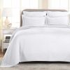 Basket Weave Matelasse Cotton Bedspread Set