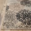 Leigh Traditional Floral Scroll Indoor Area Rug or Runner Rug Or Door Mat