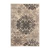 Leigh Traditional Floral Scroll Indoor Area Rug or Runner Rug Or Door Mat