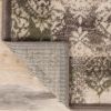 Mystique Distressed Damask Indoor Area Rug Or Runner Rug