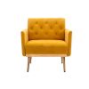 Chair ; leisure single sofa with Rose Golden feet