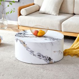 The cylindrical table with its patterned design can be easily integrated into a variety of interior styles, from coffee tables to small dining tables (Color: as Pic)