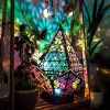 1pcs Bohemia Star Projector Lamp Large Floor Stand Colorful LED Desk Lamp Floor Lamp, Party Light, Mood Light