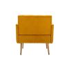 Chair ; leisure single sofa with Rose Golden feet