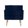 Chair ; leisure single sofa with Rose Golden feet