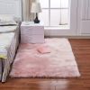 1pc Fluffy Imitation Wool Area Rug, Suede Fleece Bottom Long Imitation Wool Rug, Acrylic 80% Polyester 20%, 2.36inch Long Wool