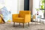 Chair ; leisure single sofa with Rose Golden feet