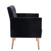 Chair ; leisure single sofa with Rose Golden feet