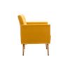 Chair ; leisure single sofa with Rose Golden feet